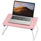 Mesa De Colo Dobrável Fisyod Mesa De Cama Portátil Rosa