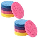 Esponjas Faciais Spunspon Natural Celulose 100 Unidades