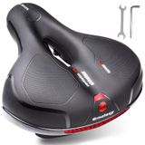 Assento De Bicicleta Comfort Gincleey Replacement, Acolchoado Com Espuma Viscoelástica