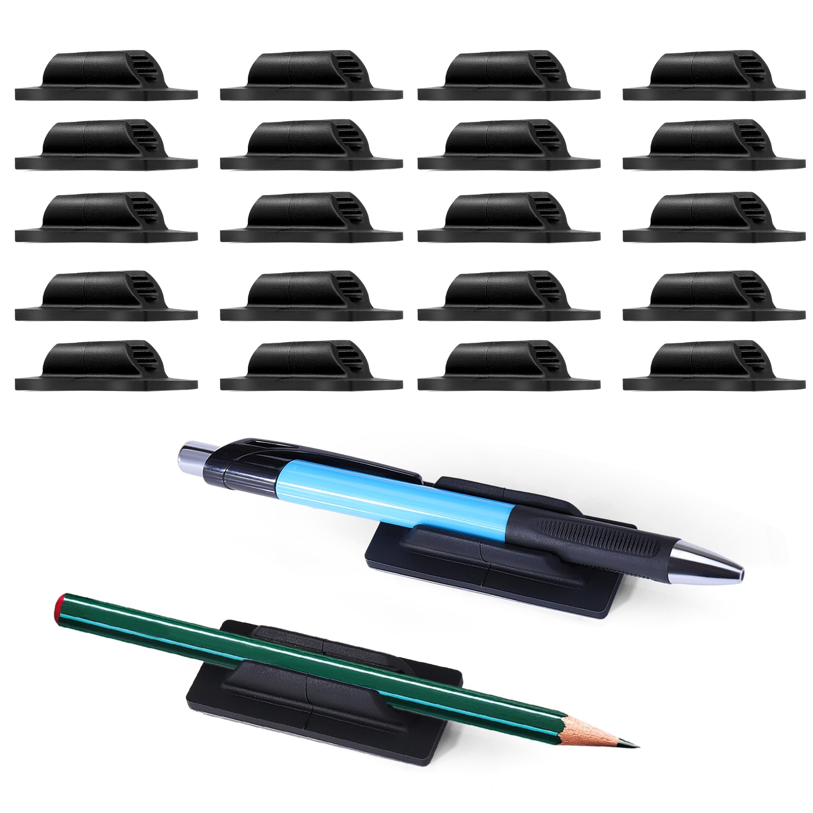 Porta-lápis Aiersa Para Mesa Com 20 Porta-canetas De Silicone