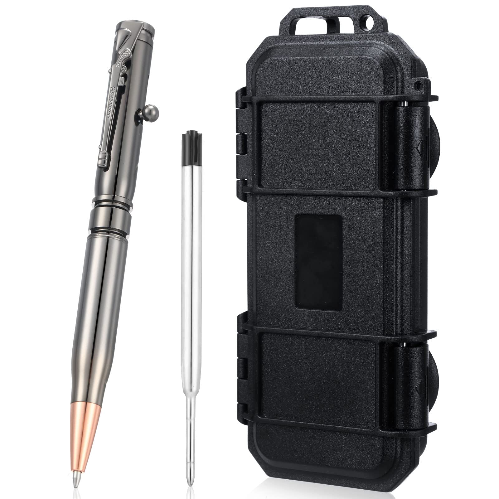 Bullet Pen Crtiin Bolt Action Com Caixa De Presente Para Gun Lover Grey
