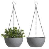 Plantadores Suspensos T4u De 10 Cm Para Plantas De Interior/exterior, Pacote Com 2