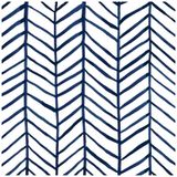 Papel De Parede Haokhome Modern Stripe Herringbone Azul Marinho 10m²
