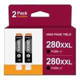 Cartuchos De Tinta Caclemo Pgi-280xxl Compatíveis Com Canon