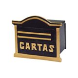 Caixa De Correio Para Cartas Paulista Detras 12x17x11cm
