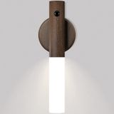 Luz Noturna Miebul Motion Sensor Recarregável De Madeira De Nogueira