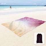 Cobertor De Praia Iluminado Pelo Sol, Sedoso, Macio, Boho, À Prova De Areia, 106 X 81 Cm