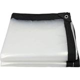 Capa De Lona Jxk Heavy Duty Clear 10x10 Pés À Prova D&#39;água Pe