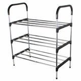 Sapateira Rack Organizador Sapatos Tenis Desmontavel Calçados Prateleiras 3 Andares Objetos Movel Casa Multiuso