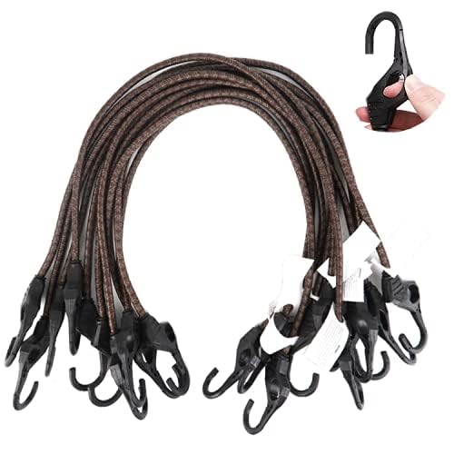 Cordões Elásticos Xstrap Standard 10pk 80 Cm Para Serviços Pesados Com Ganchos