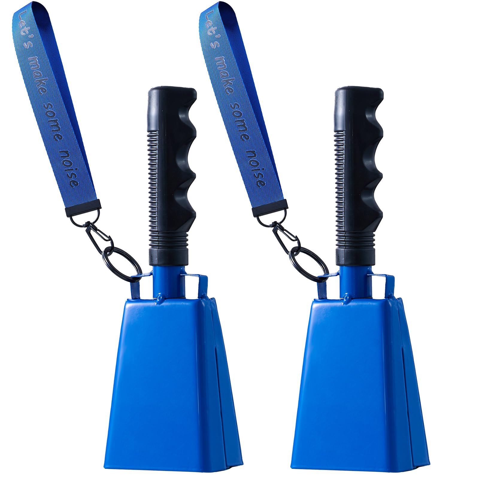Cowbell Ministrouetion Cow Bells Com Pulseira, 2 Peças Azuis