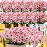 Flores Artificiais Usmilegift Outdoor Resistente A Uv, 22 Pacotes