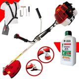Máquina De Cortar Grama Kawashima Kw52-l 52cc + Óleo Stihl