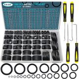 Kit De Sortimento O Rings Keze 32 Tamanhos 1380 Unidades Com Ferramentas