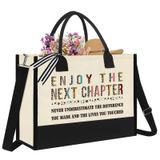 Bolsa De Lona Jettryran Para Presente De Aposentadoria Para Mulheres Com Zíper