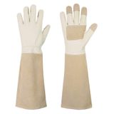 Luvas De Jardinagem Handlandy Pruning Pele De Porco Bege
