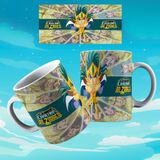 Caneca De Porcelana 325ml Animes Decorada Cavaleiros Do Zodíaco 1