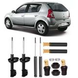 4 Amortecedor+kit Suspensão Sandero 2011