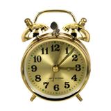 Despertador Cookiblend Vintage Manual Wind Up Gold Metal