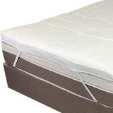Pillow Top Casal Dupla Face 200 Fios 6cm 138x188cm Branco