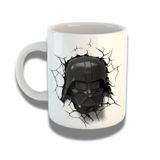 Caneca De Porcelana 325ml Com Design 3d Exclusivo Darth Vader