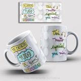Caneca De Porcelana 325ml Decorada Feliz Aniversário Feliz Aniversário 5
