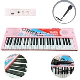 Teclado Eletronico Com 49 Teclas Brinquedo Infantil Piano