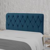 Cabeceira Para Cama Super King Viena Plus 195 Cm Azul
