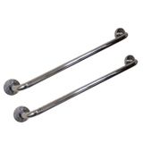 Alça Apoio 50cm Barra Suporte Anti Queda Kit 2 Uni Acessibilidade Cadeirante Pcd Criança Gestante Segurança Box Banheiro Casa