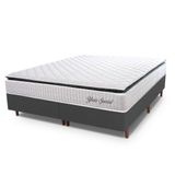 Cama Box Queen Hellen Molas Ensacadas Yaris Pillow Top Branco