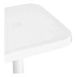 Kit 2 Mesa Quadrada Gardenlife Iguazu Desmontável Bar - Branco