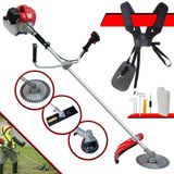 Roçadeira À Gasolina 52cc 2,2hp Cg520p Tb + Lâmina 40d Vídea