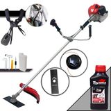 Roçadeira Anmax Cg520p-tb Gasolina 52cc 2,2hp + Óleo Toyama