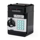 Cofre Eletronico Digital Mini Caixa Com Segredo De 4 Digitos Com Insercao Automatica De Notas