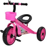 Triciclo Infantil Com Cestinha E Sininho Zippy Toys Rosa