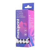 Pilha Maxprint Super Aa Tubo - Embalagem Com 40 Unidades