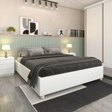 Cama Box Casal Queen - Mônaco-neve - Tcil Móveis