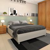 Cama Box Casal Queen - Mônaco-off White - Tcil Móveis