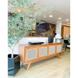 Buffet Sala Jantar Telinha 4 Portas 2,0m Viena Decora Móveis