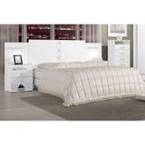 Cabeceira Casal Com Mesa De Cabeceira - Rubi-branco - Móveis D&#39;doro
