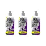 Creme Pentear Soul Power Text 500ml Tesourinha - Kit Com 3un