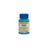 Tinta Pva Para Artesanato Tekbond Super Color Azul Caribe 37ml - Embalagem Com 12 Unidades