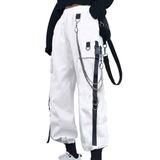Calças Cargo Kisswow De Cintura Alta, Folgadas Para Mulheres, Streetwear