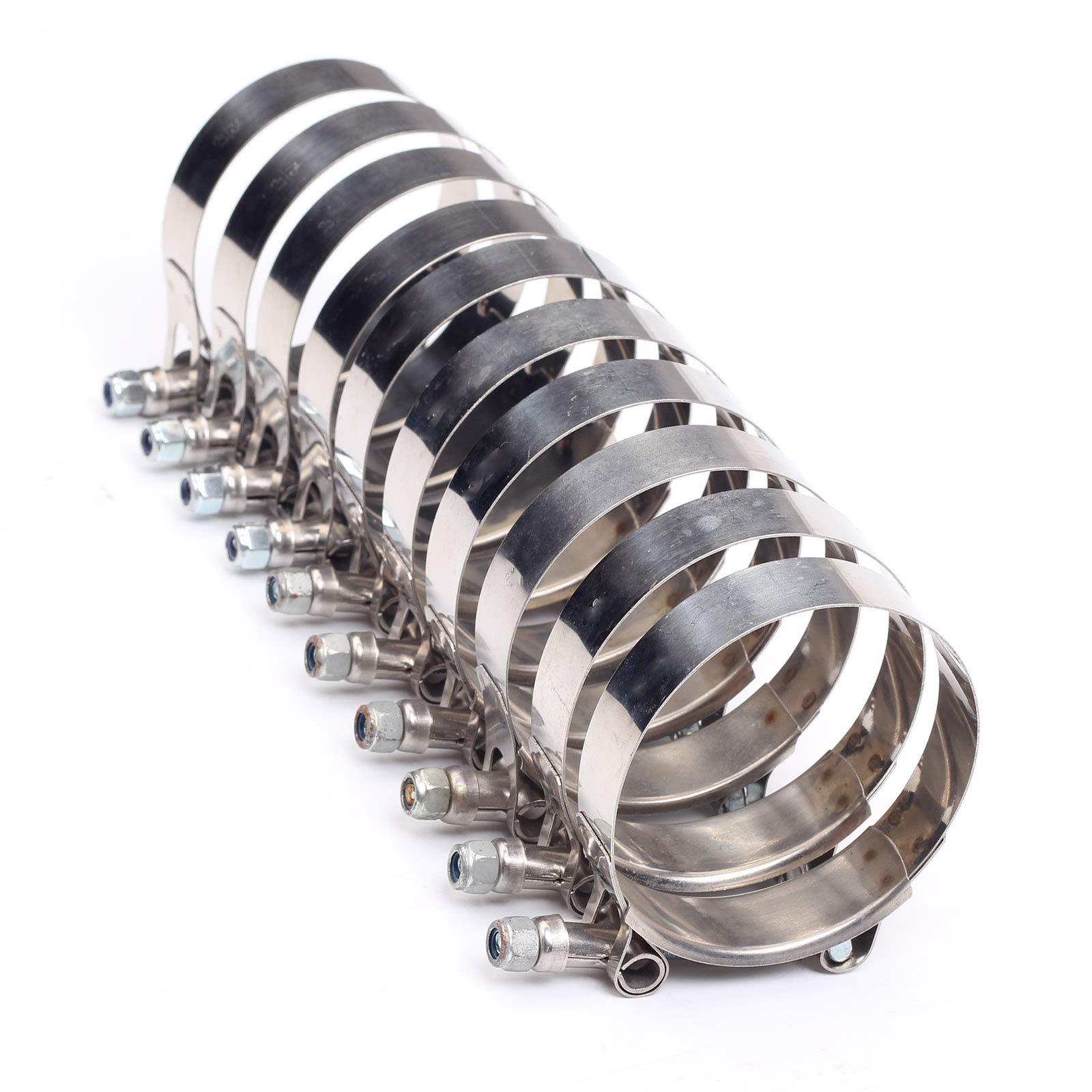 Braçadeiras T-bolt De 108 Mm - 116 Mm De Aço Inoxidável Para Mangueira De 102 Mm