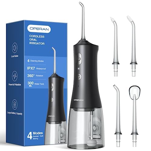 Water Flosser Operan Atualizado, 300 Ml, Sem Fio, Recarregável