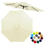Tecido De Reposição Do Dossel Superior Do Guarda-chuva De Pátio De 10 Pés (8 Nervuras)