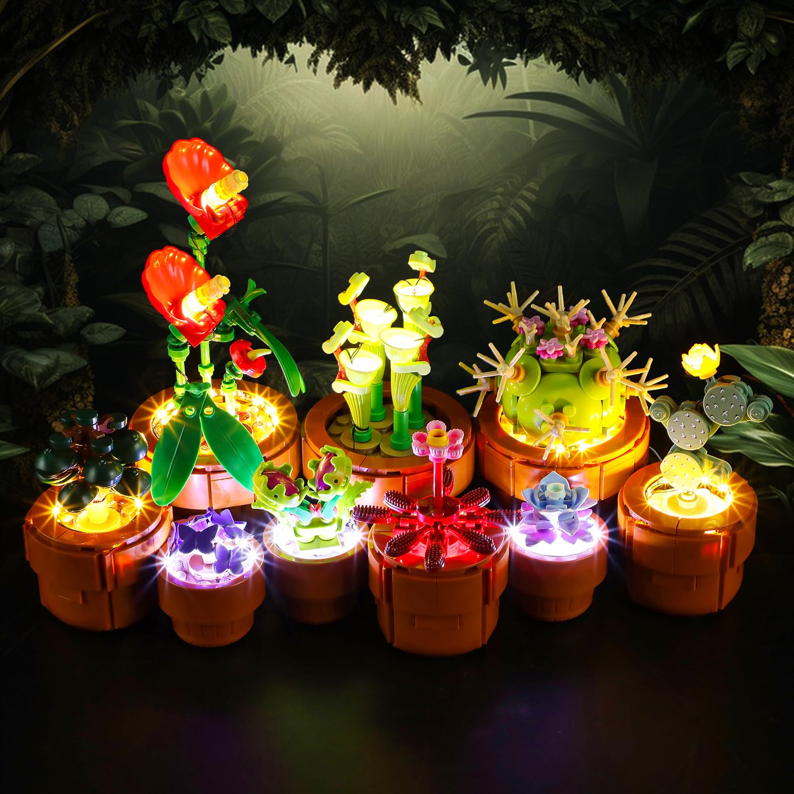 Luz Led Para Lego 10329 Tiny Plants Set Vaodest