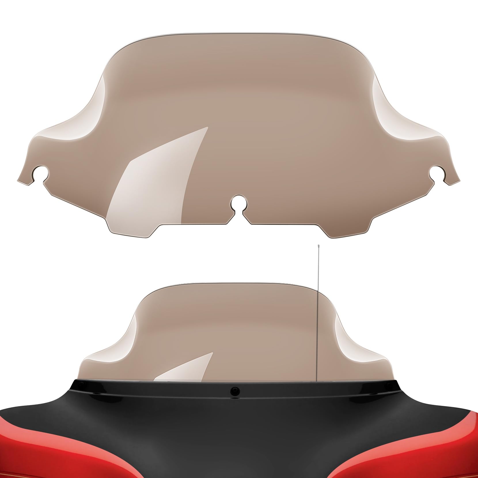 Pára-brisa De 8 Ondas Para Harley Davidson Touring