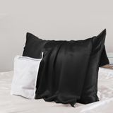 Fronha De Seda Promeed Upgraded Grade 6a+ Black 23 Momme