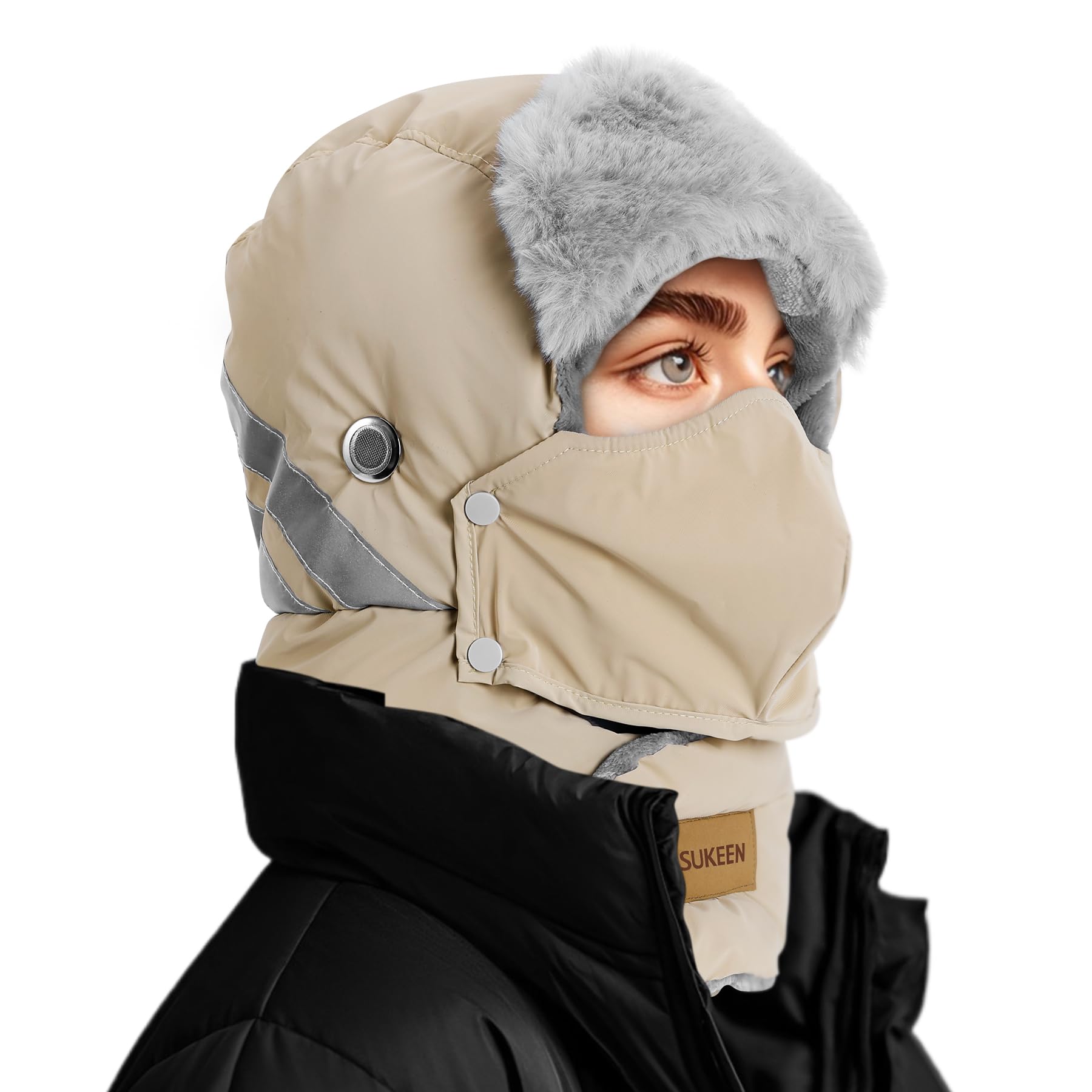 Chapéu Trapper Hat Sukeen À Prova De Vento, Repelente De Água, Inverno, Quente